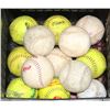 Image 1 : CRATE OF 13 SOFTBALLS