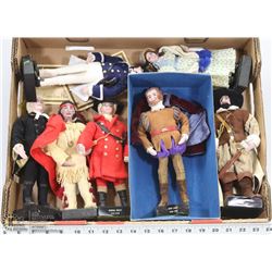 FLAT OF VINTAGE DOLLS