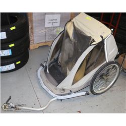 DOUBLE BIKE TRAILER CRUISER NAME-NEEDS CLEANING