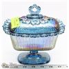 Image 1 : CARNIVAL GLASS CANDY DISH