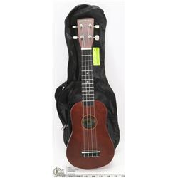 DIAMOND  HEAD UKULELE IN DARK WOOD STAIN