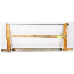 ANTIQUE 28" LEICHT HANDLICH 2 MAN SAW