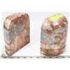 Image 1 : PAIR OF MARBLE BOOK ENDS 6" X 5"