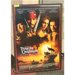 ORIGINAL MOVIE POSTER " PIRATES OF THE CARIBBEAN"