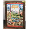 Image 1 : 2002 CALGARY STAMPEDE POSTER IN RUSTIC WOOD FRAME