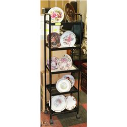 ROLLING RACK WITH ALL COLLECTOR PLATES AND