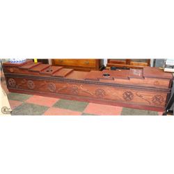 ORNATE PLANT STAND/BENCH 10"X15"X21"H