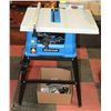Image 1 : 10" MASTERCRAFT TABLE SAW WITH MANUAL, GUARD &