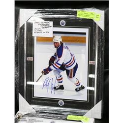 PAUL COFFEY GUARANTEED AUTHENTIC AUTOGRAPH FRAMED