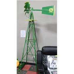 8FT TALL JOHN DEERE WINDMILL