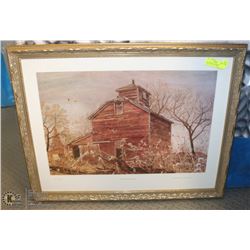 24X31 SIGNED "OLD GRAIN ELEVATOR" PICTURE # 25/5