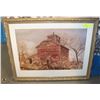 Image 1 : 24X31 SIGNED "OLD GRAIN ELEVATOR" PICTURE # 25/5