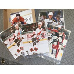 LOT OF 5 NHL HOCKEY PHOTOS INCL MONTREAL