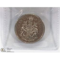 1968 CANADIAN 50 CENT PIECE.