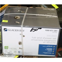 GLACIER BAY TUB AND SHOWER FAUCET SET NEW