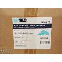 CASE OF 300 ANTI SKID SHOE COVERS