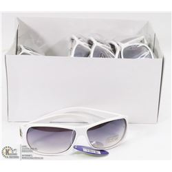CASE OF WHITE DESIGNER UV400 SUNGLASSES
