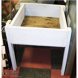 33"X36"X31"H PINE GREY RAISED PLANTER