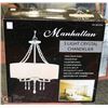 Image 1 : NEW 'MANHATTAN' 5 LIGHT CRYSTAL CHANDELIER.