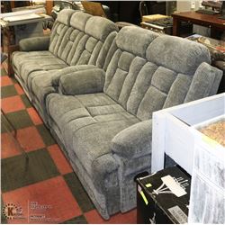 NEW FABRIC RECLINING 78" SOFA WITH 57" LOVE SEAT
