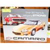 Image 1 : CAMARO TIN SIGN, 16 X 12
