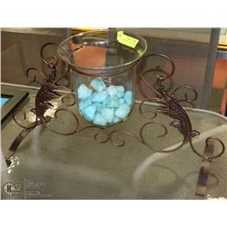 DECORATIVE METAL CENTERPIECE