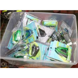 FLAT OF 30 BRAND NEW MINI STAPLER KITS.