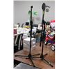 Image 1 : PAIR OF MIC STANDS, ONE HAS A CONDENSER