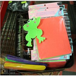 TOTE OF 18+  KIDS CRAFT KITS