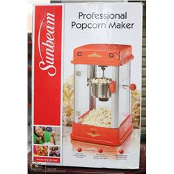 NEW SUNBEAM PROFESSIONAL POPCORN MAKER