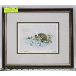 FRAMED, SIGNED SUE COLEMAN PRINT TITLED "THE
