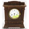 Image 1 : ANTIQUE WOODEN MANTLE CLOCK