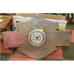 HARLEY DAVIDSON SYMBOL WITH CLOCK 29X44