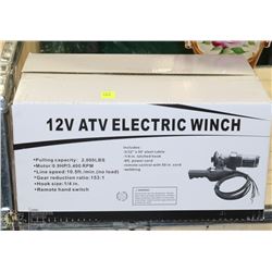 12 VOLT ELECTRIC ATV WINCH. TOOLS