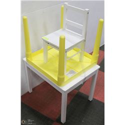 CHILDREN'S TABLES AND CHAIR
