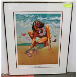 FRAMED PRINT BY DAVID CRAIG. 1982/7999