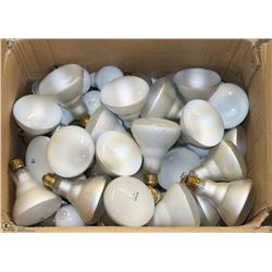 BOX OF ASSORTED LIGHT BULBS