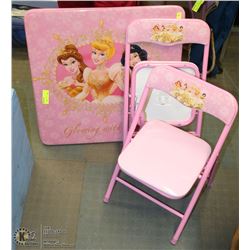 DISNEY PRINCESSES TABLE AND CHAIRS ON CHOICE