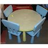 Image 1 : IKEA CHILDRENS  TABLE WITH 4 CHAIRS