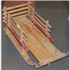 Image 1 : WOOD CHILDS SLED