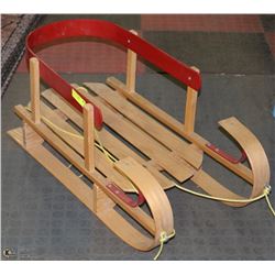 WOOD CHILDS SLED