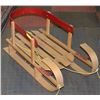 Image 1 : WOOD CHILDS SLED