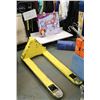 Image 1 : YELLOW PALLET JACK 5500LBS 7 DAY WARRANTY