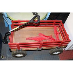 EXPRESS WAGON WITH SKIIS AND WHEELS