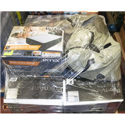 PALLET OF QUEEN AIR BEDS (UNTESTED-AS IS)