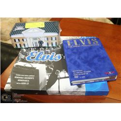 3PC ELVIS COLLECTIBLES, INCLUDES MEMORIAL BOOK W/