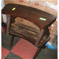 PAIR OF WOOD BENCHES