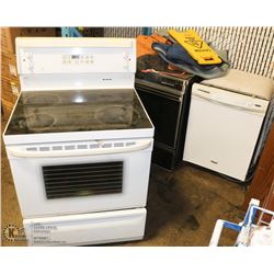 GROUP OF 2 USED STOVES AND DISHWASHER AS IS