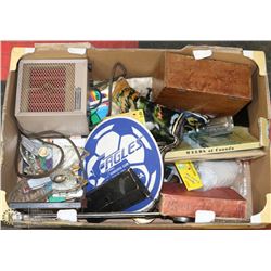 ESTATE BOX OF COLLECTIBLES.