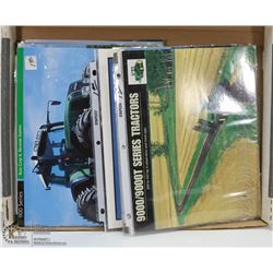FLAT OF VINTAGE TRACTOR SALES BROCHURES.